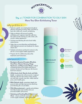 Here You Glow Exfoliating Toner