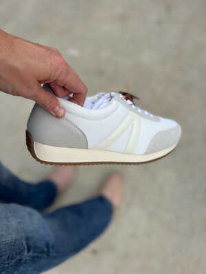 Mia Kable Tennis Shoe--Cream