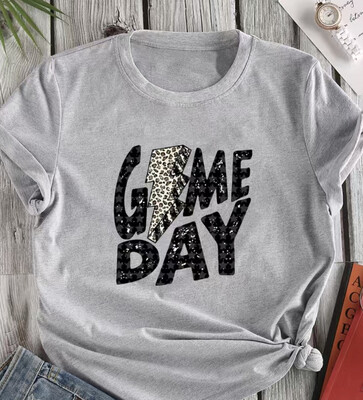 Game Day Lightning Bolt Shirt---new--multiple sizes