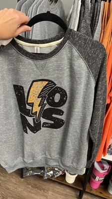 Gravette Lions Lightning Bolt Sweatshirt