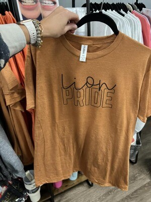 Gravette Lions Burnt Orange Shirt