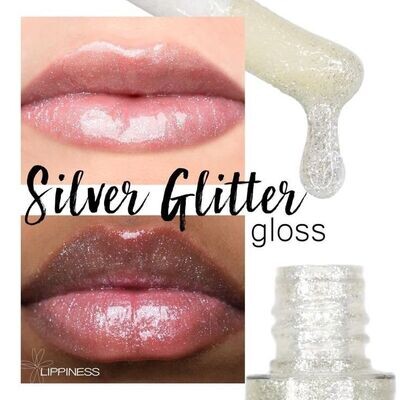 Silver Glitter Gloss