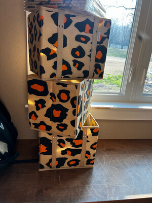 Leopard Reusable Storage &amp; Shopping Bags