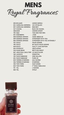 Royal Fragrances For Him