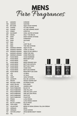 Pure Fragrances For Him