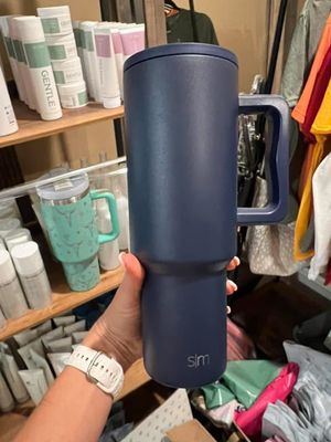 navy simple modern--40 oz