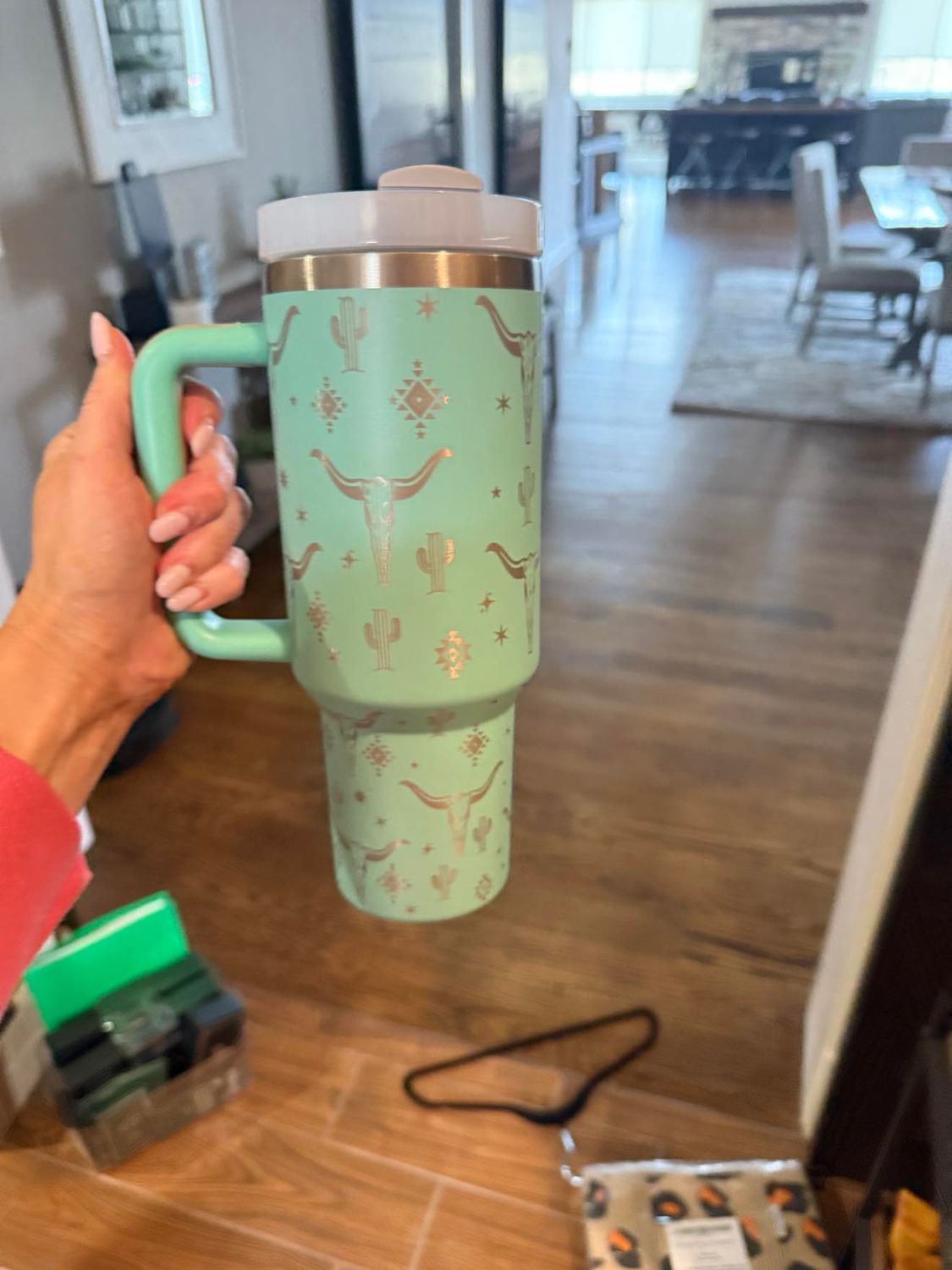 mint skull simple modern dupe--1