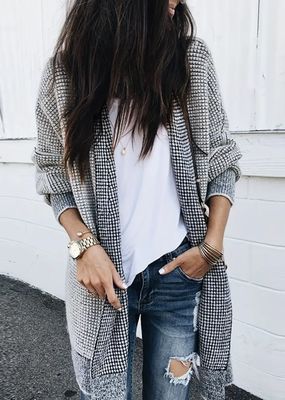 Color Block Cardigan--1 Medium left Color Block Cardigan--1 Medium left