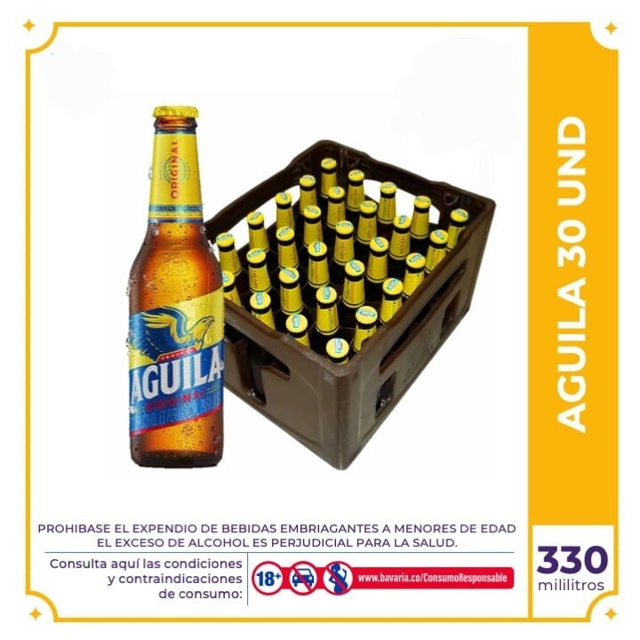 AGUILA 330CM³ CANASTA X30