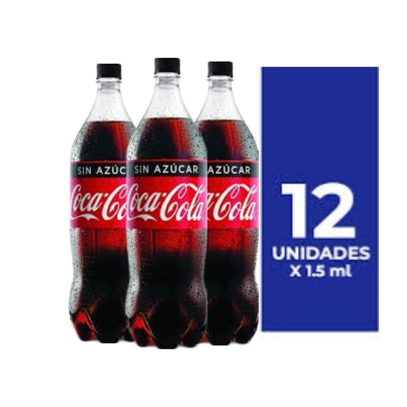COCA COLA ZERO 1.5 x12