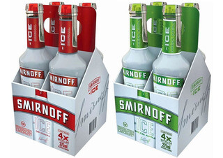 SMIRNOFF ORIGINAL -APPLE 275ML X4