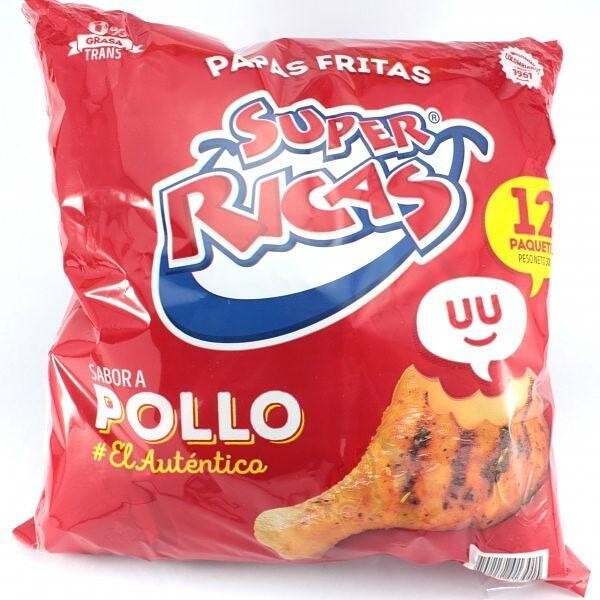 PAPA POLLO SUPER RICAS X12