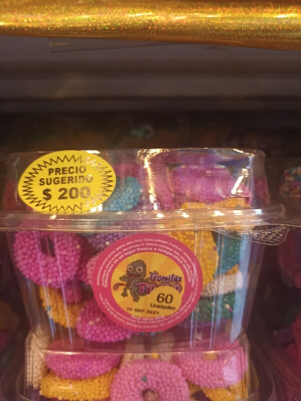 CAJA GOMITAS X 60 UNI