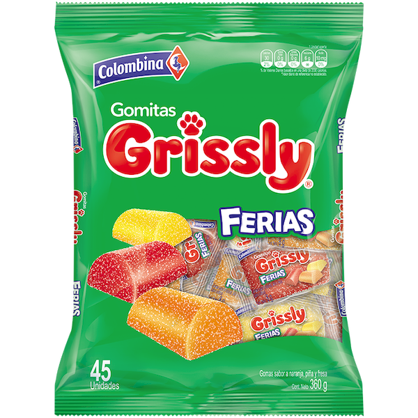 GOMITAS GRISSLY FERIAS X45