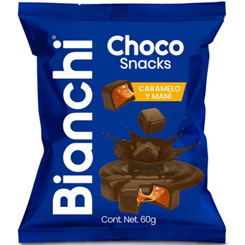 BIANCHI CHOCO SNACKS CARAMRLO X60G
