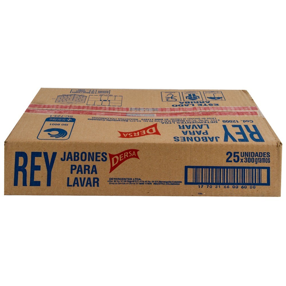 CAJA JABON REY X25 UND