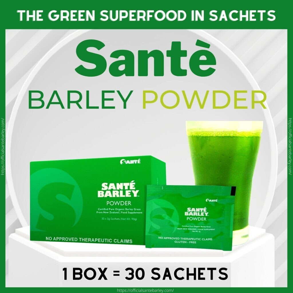 Santé Pure Barley Juice (3gms x 30sachets)
