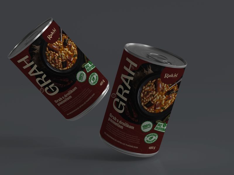 Grah s pancetom – 6 × 400 g