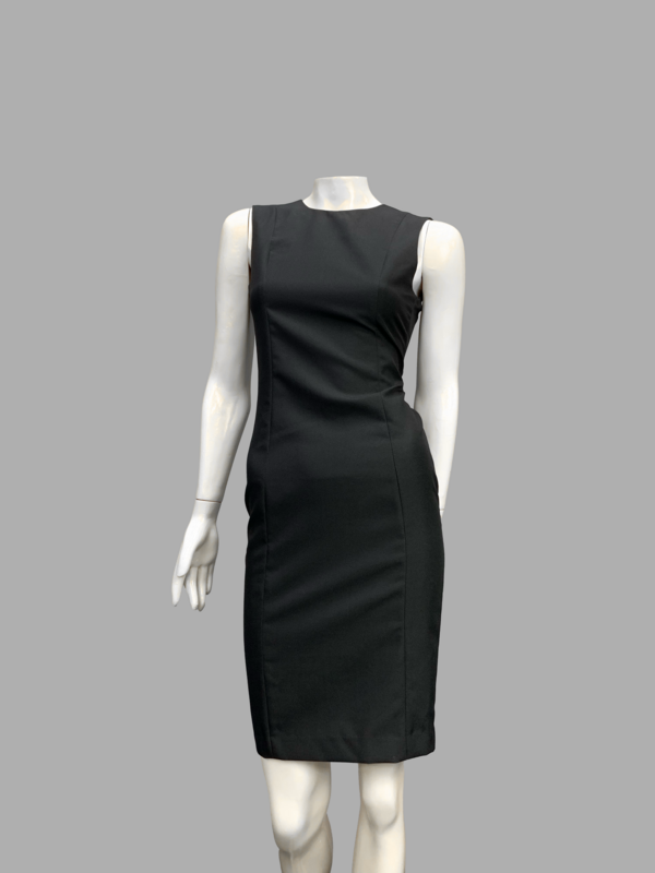 Vestido Ejecutivo Negro Stretch (bajo pedido)