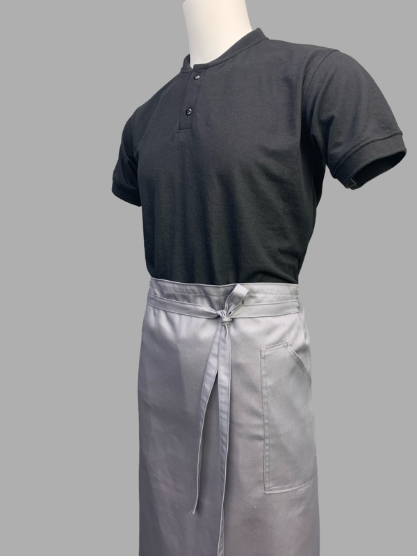 Delantal Envolvente Gris