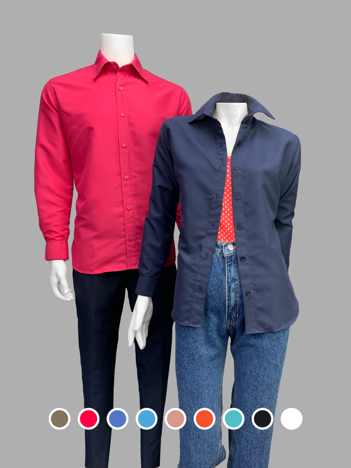 Camisas y Blusas de Corte Impecable (bajo pedido mínimo 6)