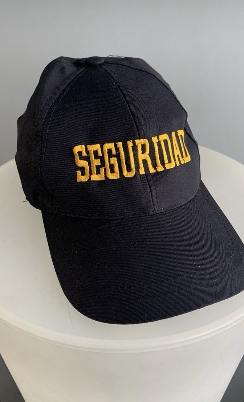 Gorras con bordado de Seguridad (bajo pedido)