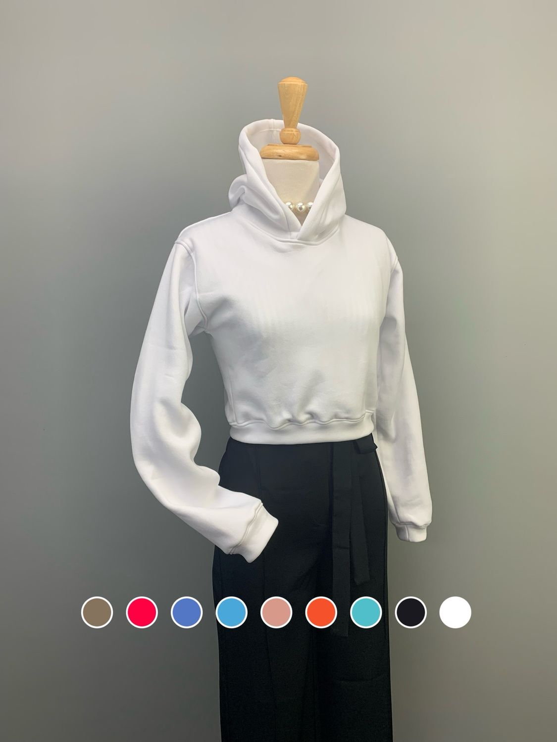 Hoodie Crop (bajo pedido)