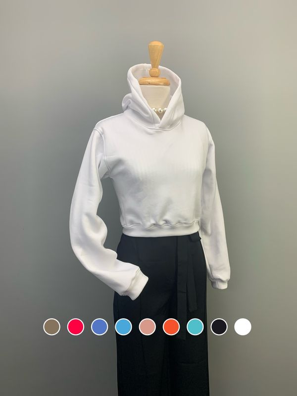 Hoodie Crop (bajo pedido)