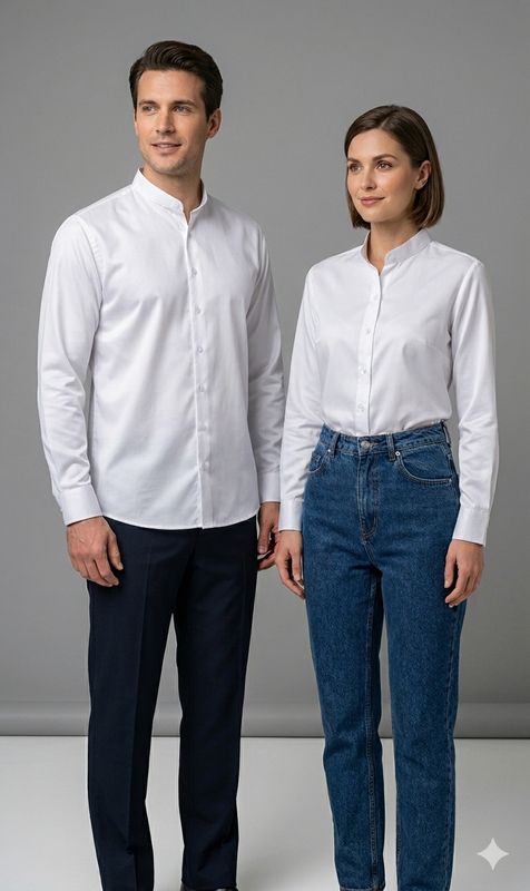 Camisa Mao Blanca Unisex