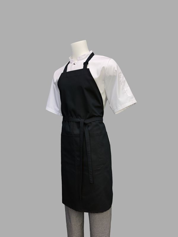 Delantal Peto Negro Ajustable