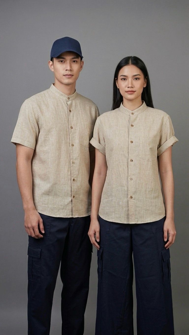 Camisas Mao en Lino