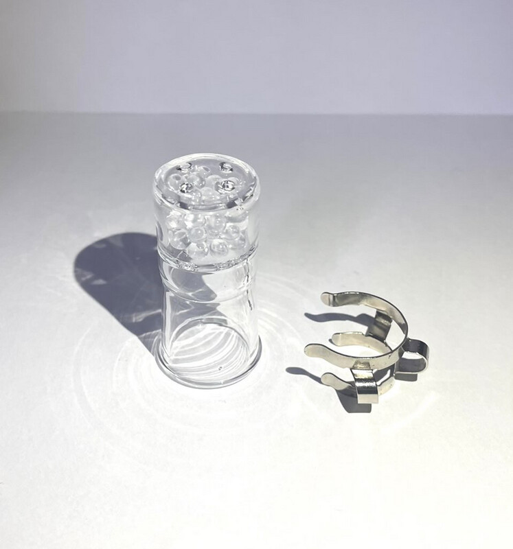 18mm Killer Quartz Cap And Metal Clip