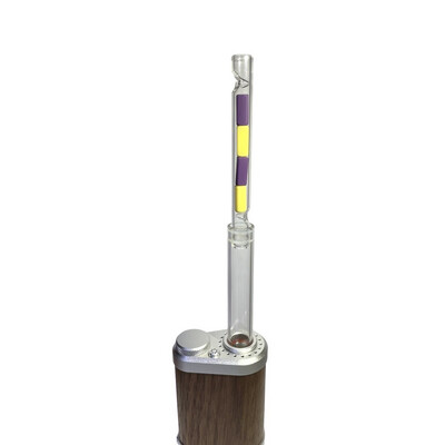 XL Retractable Tinymight / Dynavap Stem With Yellow And Purple Cooling Bricks