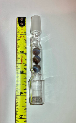 18mm Killer And Tetra P80 Basket Screen WPA With A 14mm Male Joint And Agate Cooling Marbles