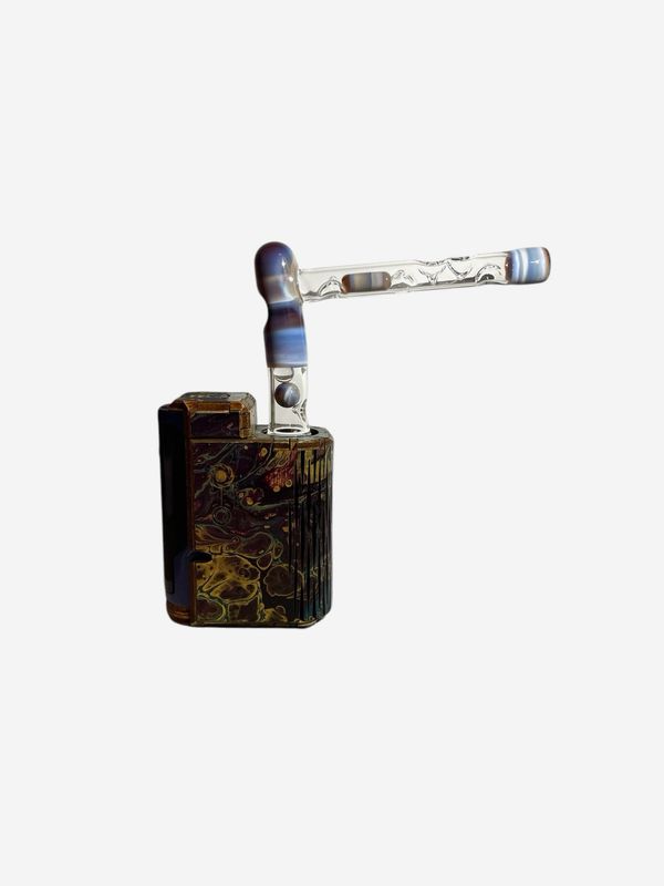 Tetra P80 Agate Giraffe Stem With Cooling Marbles, Cooling Spikes, And A Cooling Log