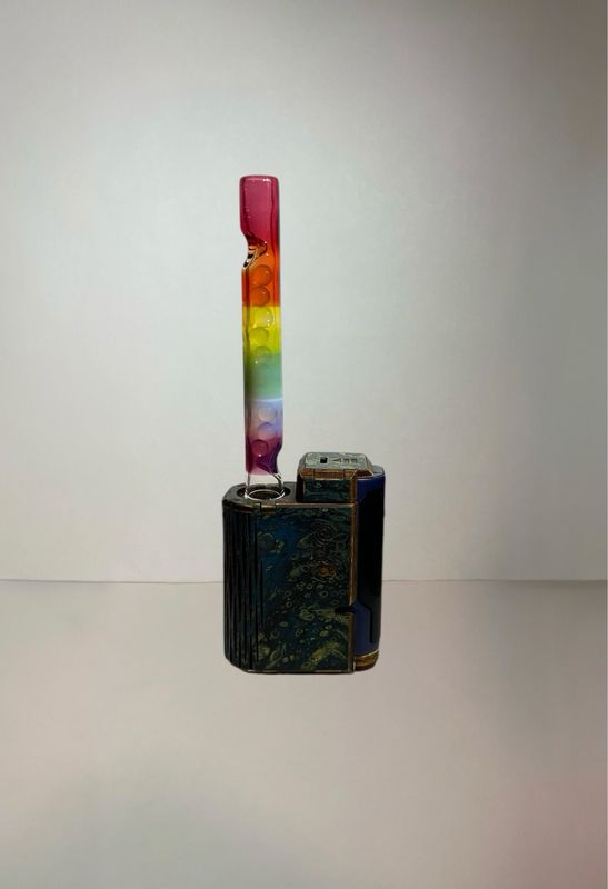 Tetra P80 Rainbow Encalmo Stem With Cooling Marbles & A Tapered Mouthpiece