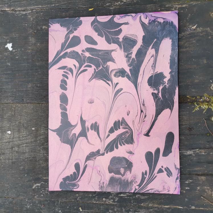 Leather Marbled Mat Made By @Labetkomp