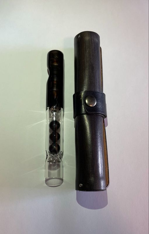 Tinymight Electrum Stem And Leather Case Set Made By @Labetkomp And Myself