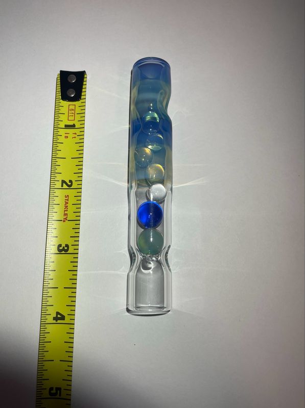 Tinymight Stem With Aquamania V2 And Light Blue Cobalt Encalmo + Matching Cooling Marbles