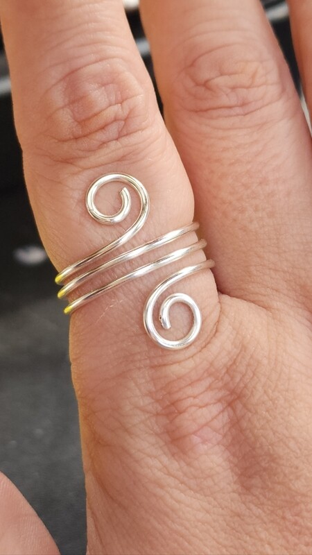 Balance Silver Plated ring