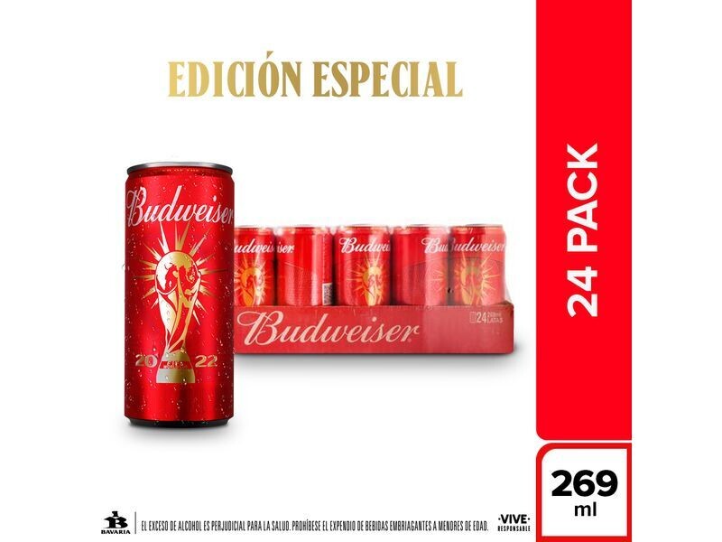 Budweiser lata 330 x24 unidades