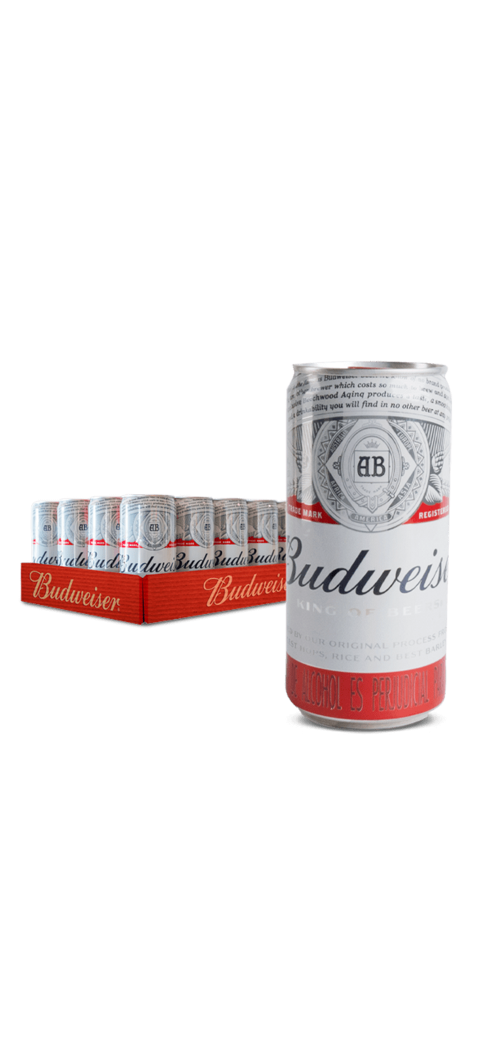 budweiser lata 269 ml x 24