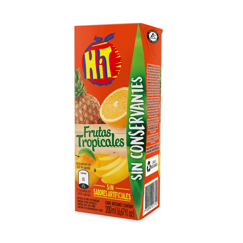 Jugo Caja Hit. Tretra 1lt.* 12