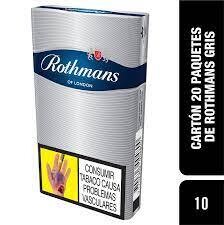 Rothmans gris cartón 10