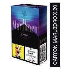 Marlboro morado cartón 20