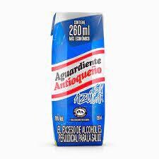 Aguardiente antioqueño azul 260 ml