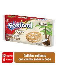 Galleta Festival coco pqt 12 - 6und