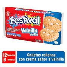 Galleta Festival vainilla pqt 12 - 6und
