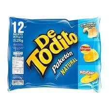 Paquete de todito natural x 12 und