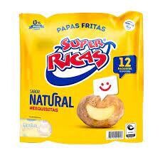 Paquete de papas super ricas natural 30 gr